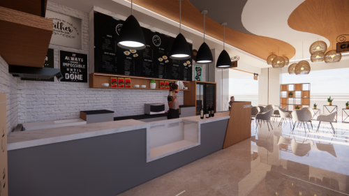 INTERIOR: COMMERCIAL R CAFE CAWANG 2022