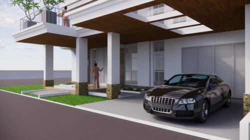 ARCHITECTURE: RESIDENTIAL R HOUSE TAMBUN 2020